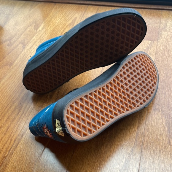 Vans + Parks Project Blue Suede Hightops - Picture 8 of 8